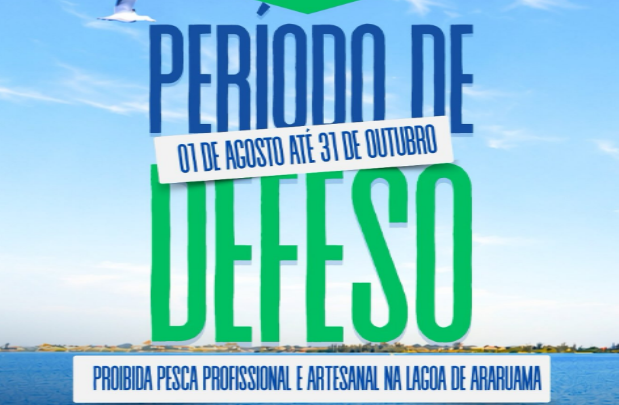 PERÍODO DE DEFESO NA LAGOA DE ARARUAMA