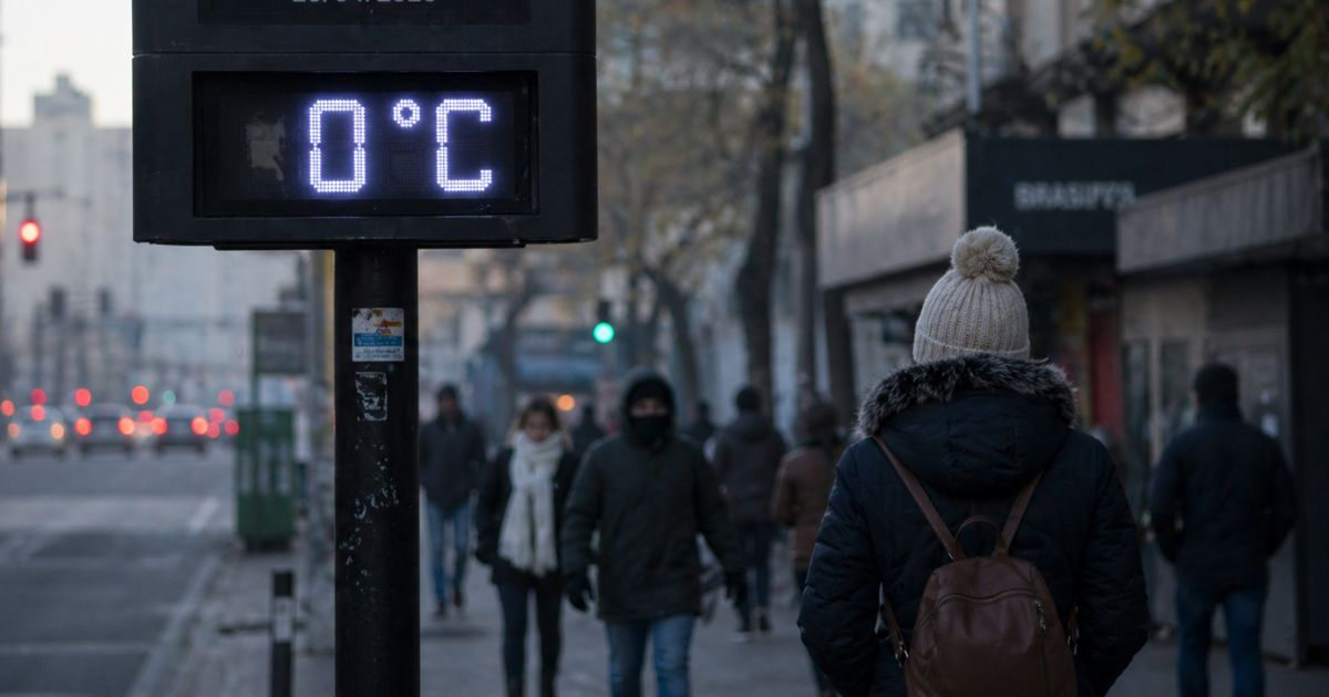 Nova massa de ar polar coloca 9 estados no mapa do frio com temperaturas de até 0°C; veja quais