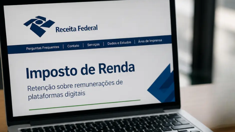 Receita Federal regulamenta retenção do Imposto de Renda sobre remunerações de plataformas digitais