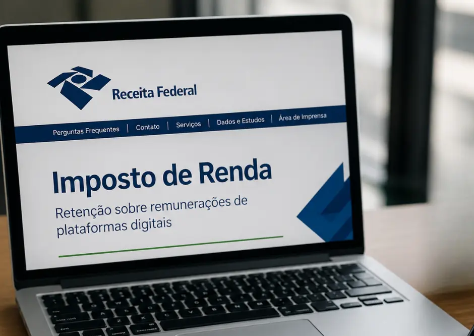 Receita Federal regulamenta retenção do Imposto de Renda sobre remunerações de plataformas digitais