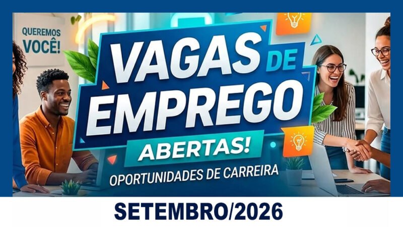 Vagas de Emprego de Setembro de 2026