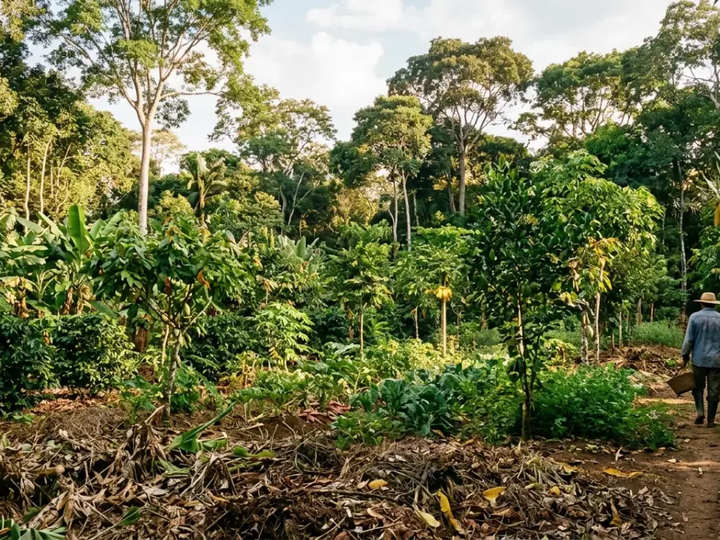 Agricultura sintrópica comercial: como transformar sucessão natural em produção rentável