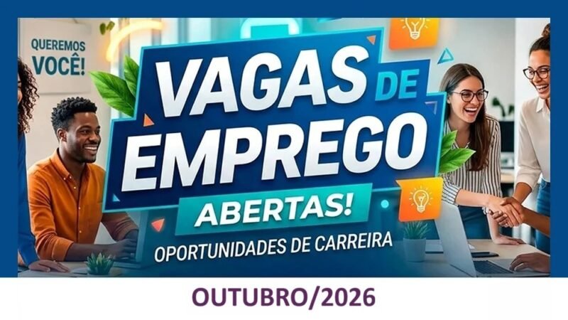 Vagas de Emprego – Outubro de 2026