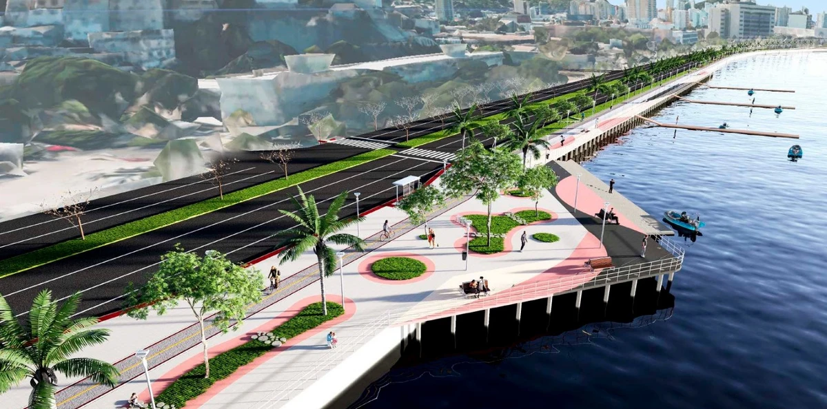 Nova Beira-Mar: obra começa nesta 2ª feira e vai durar 2 anos