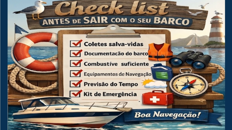 Checklist Náutico — “Checklist de Segurança e Manutenção de Embarcações Antes de Ir ao Mar”