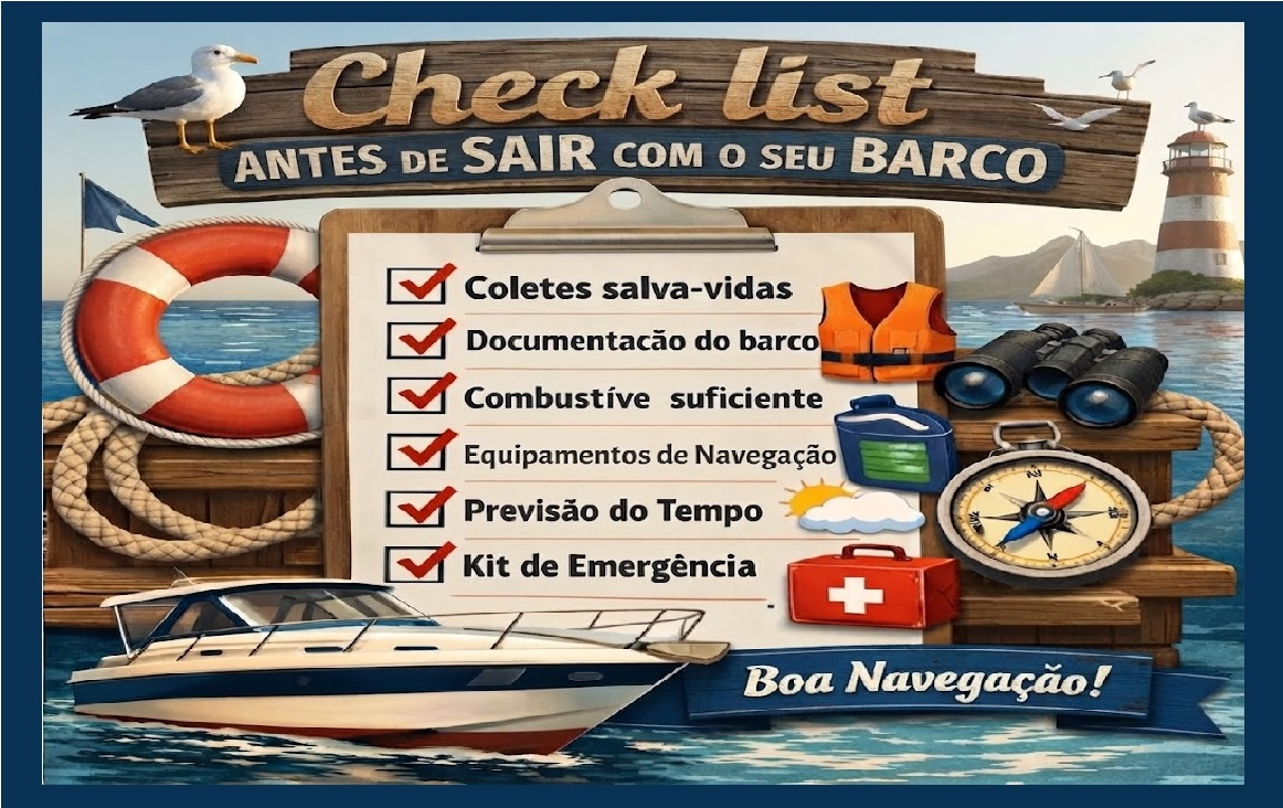 Checklist Náutico — “Checklist de Segurança e Manutenção de Embarcações Antes de Ir ao Mar”