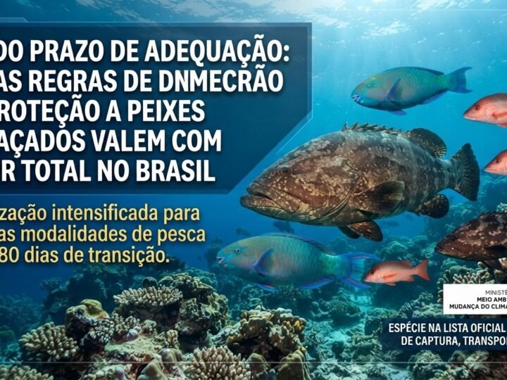 Fim do Prazo de Adequação: Novas Regras de Proteção a Peixes Ameaçados Valem com Rigor Total no Brasil