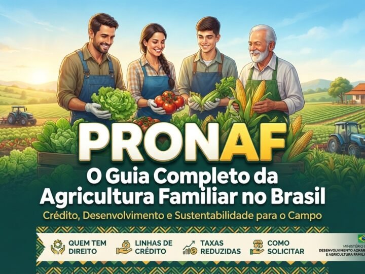 PRONAF: O Guia Completo da Principal Ferramenta de Crédito e Fomento para a Agricultura Familiar no Brasil